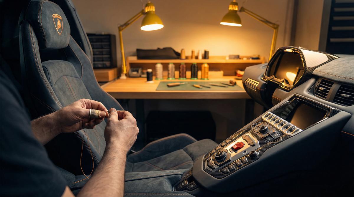 三级汽车改装视频-豪华内饰手工定制