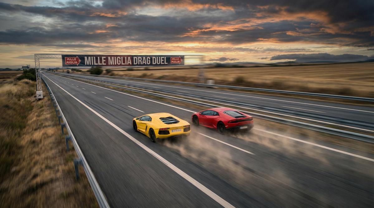 三级汽车改装视频-双车直线加速对决